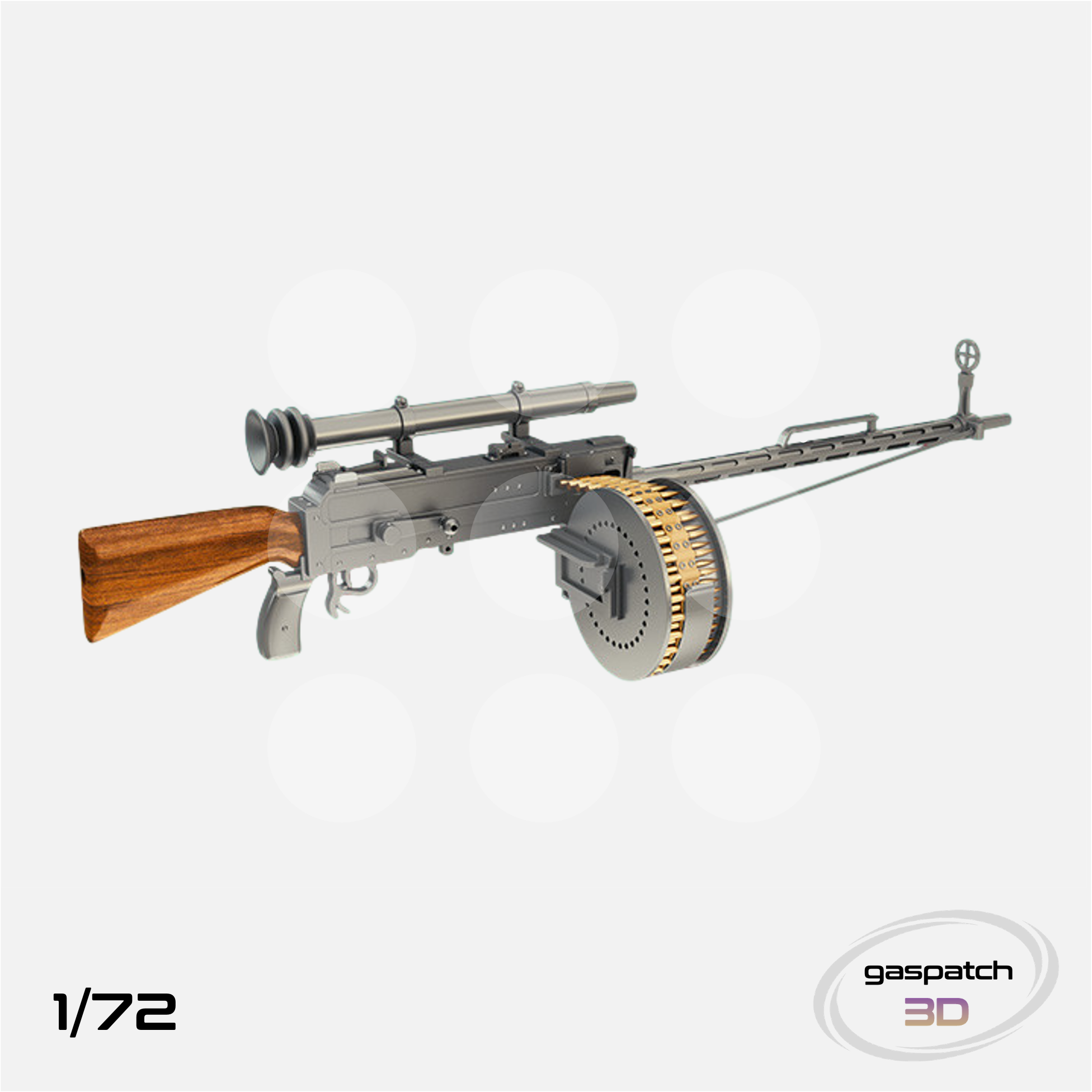 Gaspatch Models - Parabellum LMG 14/17 Machine Gun - 1/72 scale - 19-72204 - Gothaforce