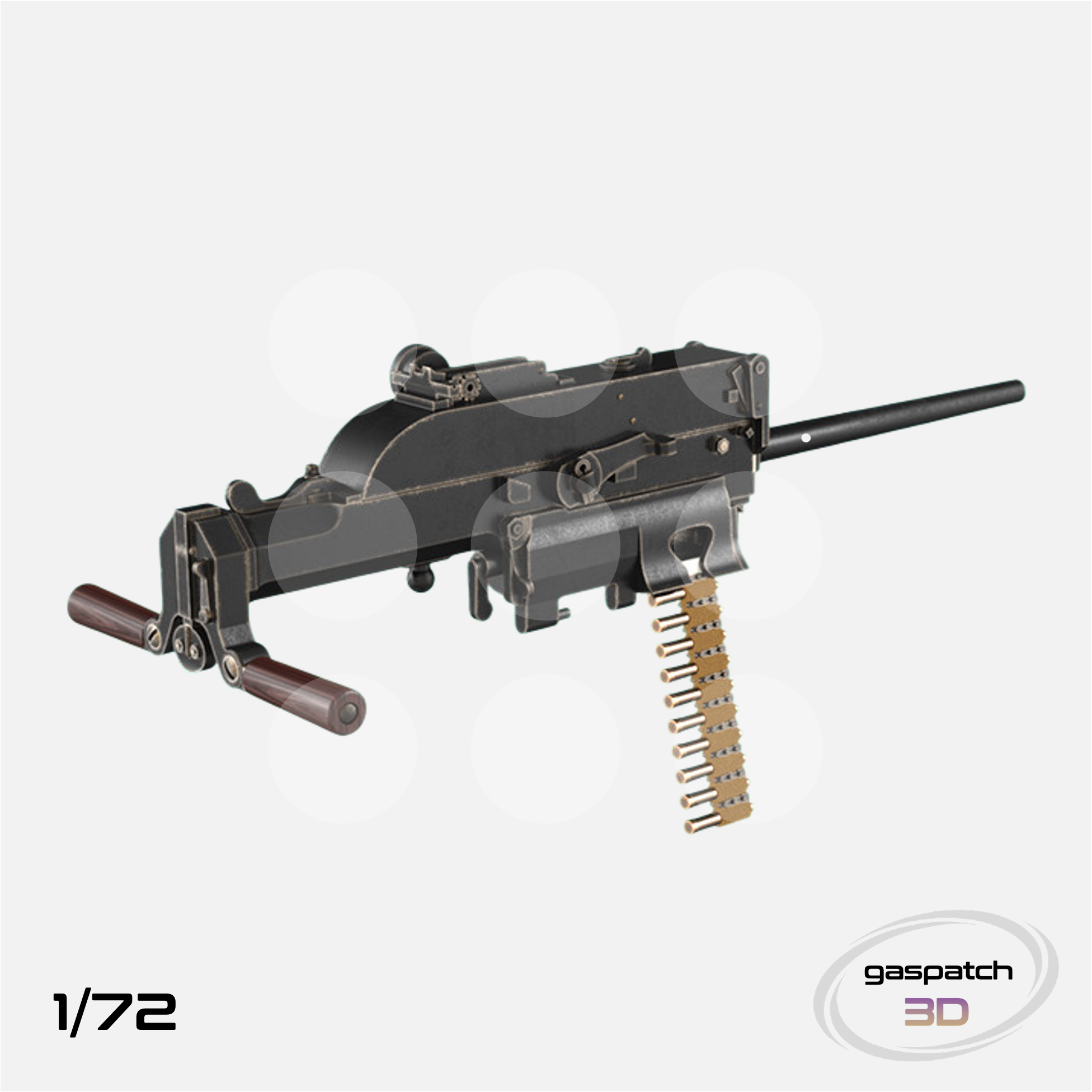 Gaspatch Models - Schwarzlose 07-12 Unjacked Machine Gun - 1/72 scale - 19-72218 - Gothaforce
