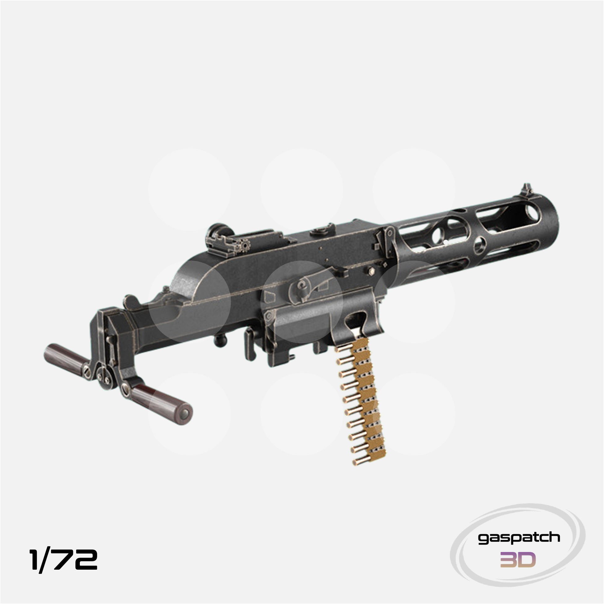 Gaspatch Models - Schwarzlose 07-12 Naval Machine Gun - 1/72 scale - 19-72219 - Gothaforce