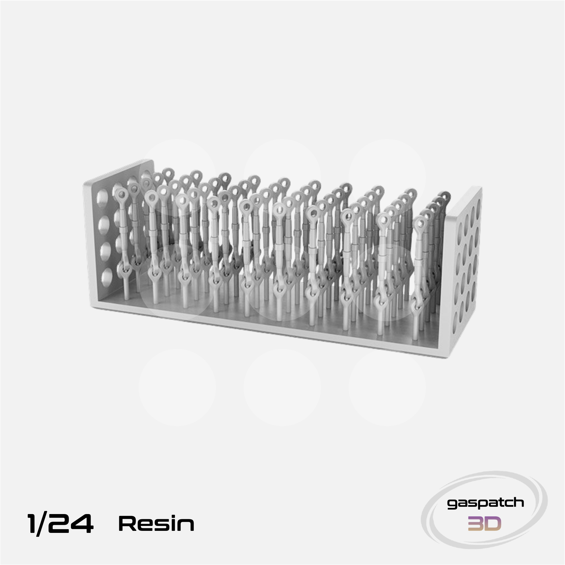 Gaspatch Models - Resin Turnbuckles Type A - 1/24 scale - 20-24226 - Gothaforce