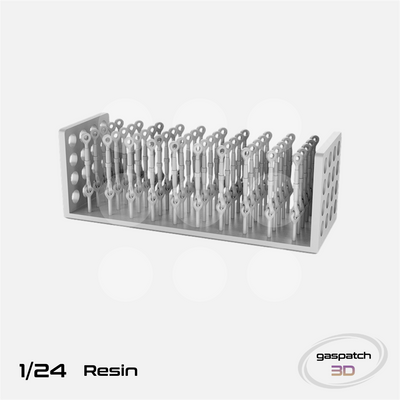 Gaspatch Models - Resin Turnbuckles Type A - 1/24 scale - 20-24226 - Gothaforce