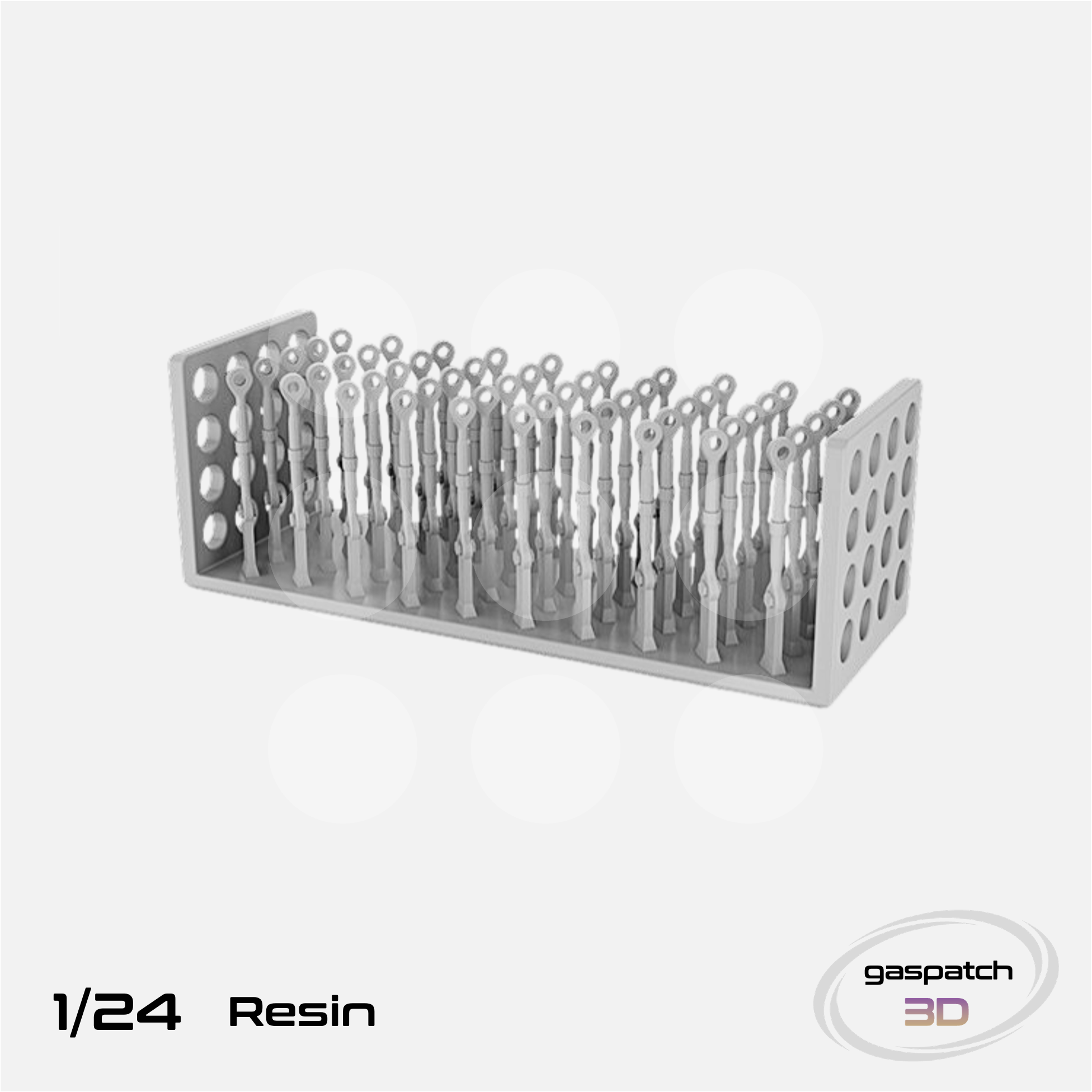 Gaspatch Models - Resin Turnbuckles Type B - 1/24 scale - 20-24227 - Gothaforce