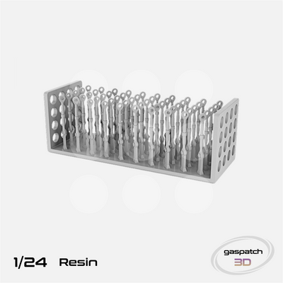 Gaspatch Models - Resin Turnbuckles Type B - 1/24 scale - 20-24227 - Gothaforce