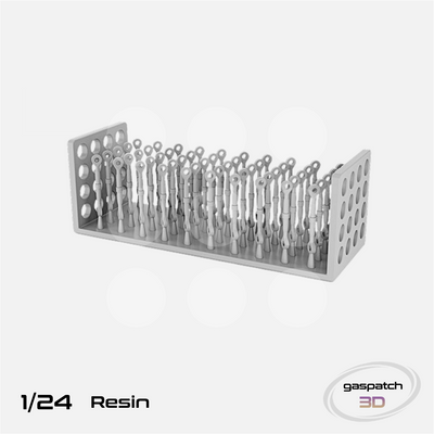 Gaspatch Models - Resin Turnbuckles Type C - 1/24 scale - 20-24228 - Gothaforce