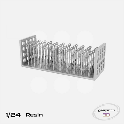 Gaspatch Models - Resin Turnbuckles Type C - 1/24 scale - 20-24228 - Gothaforce
