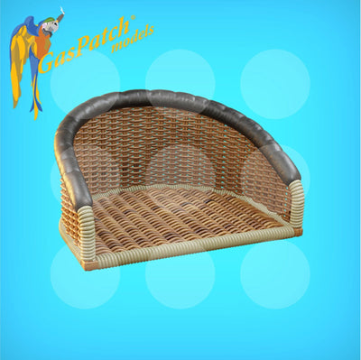 1/32 British Wicker Seats Full Back Short & Tall Small Leather Pad - Gothaforce
