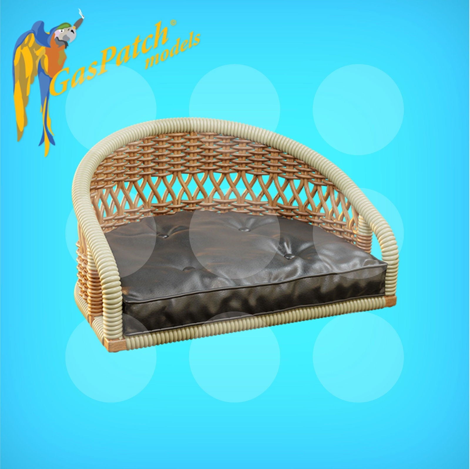 1/32 British Wicker Seats Perforated Back Short & Tall No Leather Pad - Gothaforce