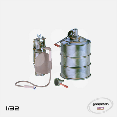Gaspatch Models - WWI German Oxygen Generator A&H Small - 1/32 scale - 23-32318 - Gothaforce
