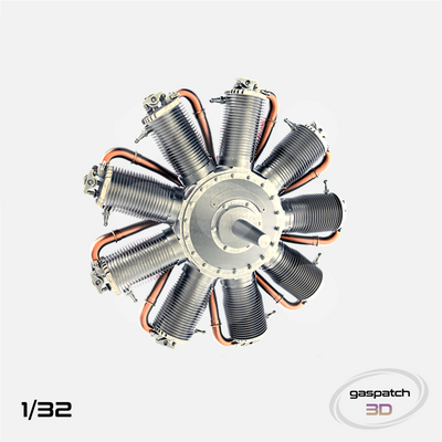 Gaspatch Models - Oberursel U.II Engine - 1/32 scale - 23-32326 - Gothaforce
