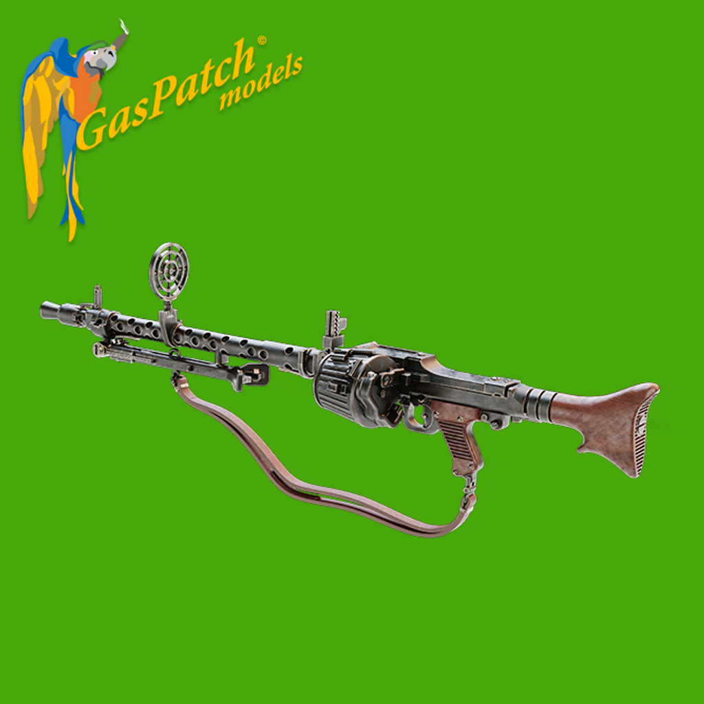 Gaspatch Models - MG 34 Early Version Milled Drum Magazine - 1/35 scale  23-35269