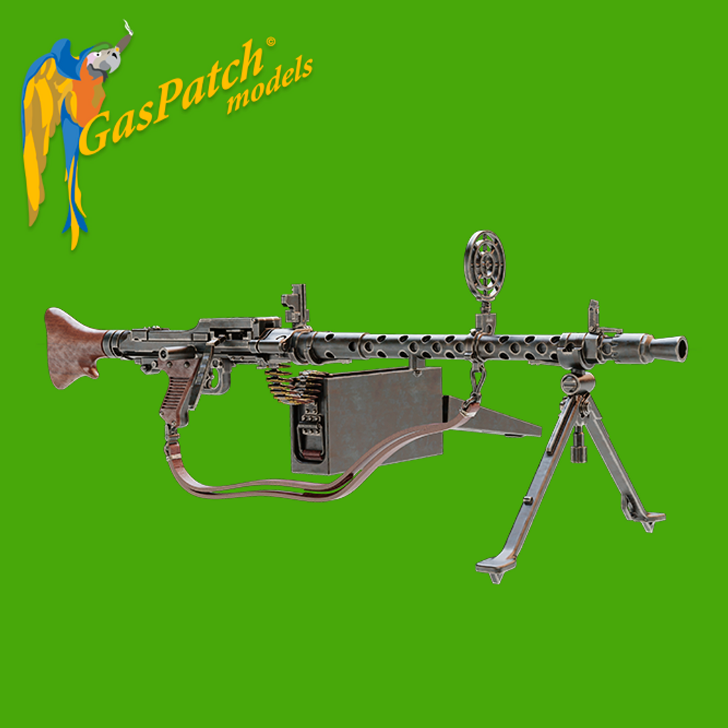 Gaspatch Models - MG 34 Early Version Milled Feed Cover - 1/35 scale - 23-35270