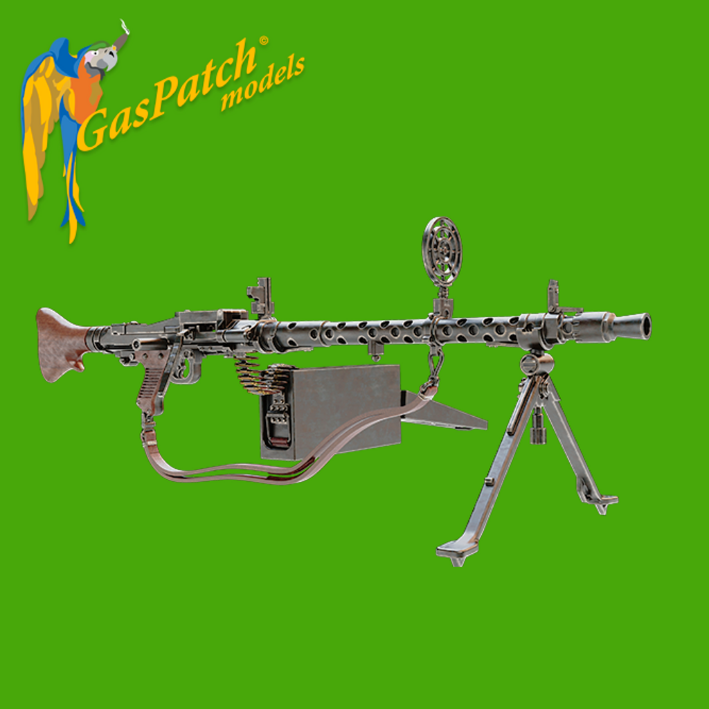 Gaspatch Models - MG 34 Main Version with Ammo Belt - 1/35 scale - 23-35275