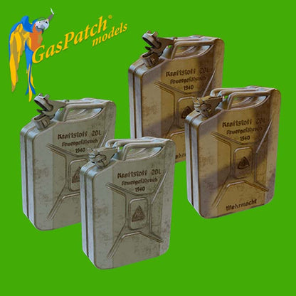 Gaspatch Models - German Fuel Jerry Cans ABP & Schwelm 1940 - 1/35 scale - 23-35287