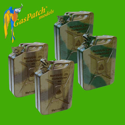 Gaspatch Models - German Fuel Jerry Cans ABP & Schwelm 1941 - 1/35 scale - 23-35288
