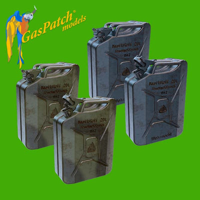 Gaspatch Models - German Fuel Jerry Cans ABP & Schwelm 1942 - 1/35 scale - 23-35289