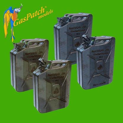 Gaspatch Models - German Fuel Jerry Cans ABP & Schwelm 1942 - 1/35 scale - 23-35289
