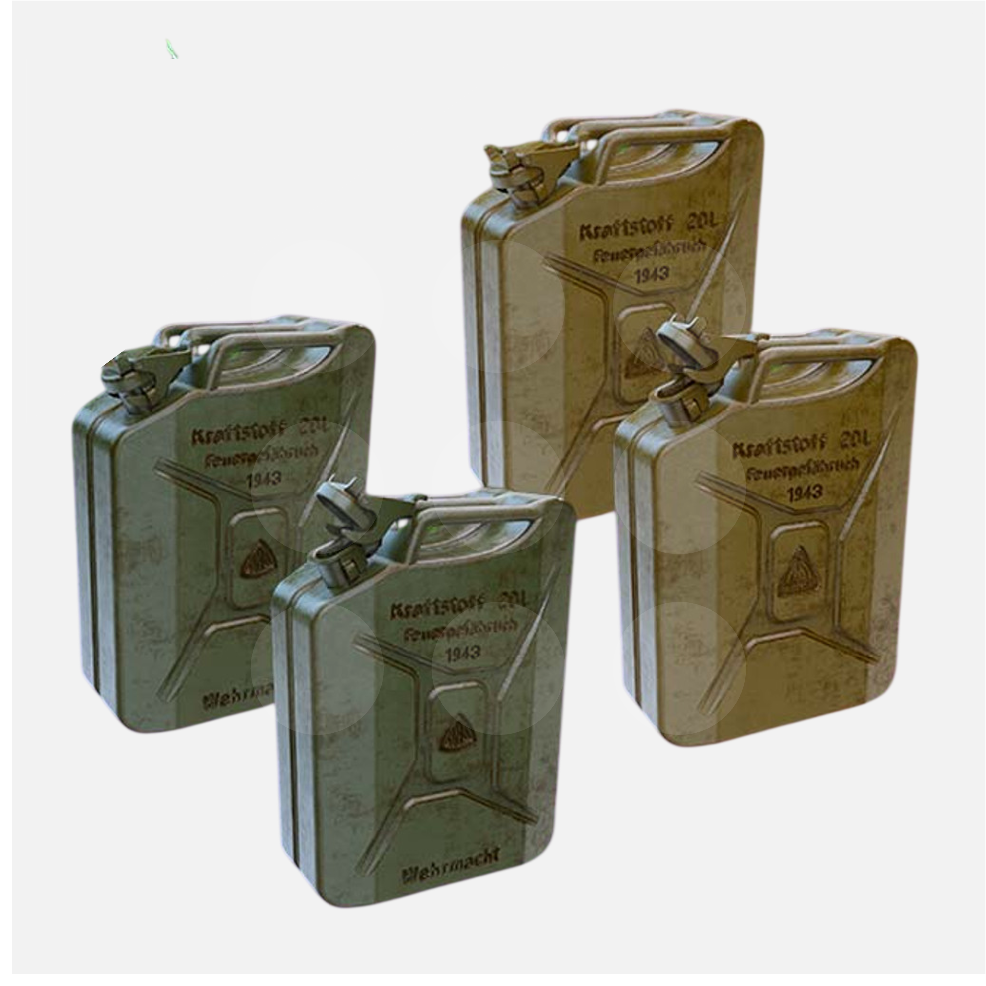 1/35 Jerry Cans - German Fuel ABP & Schwelm 1943