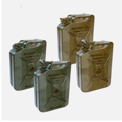 1/35 Jerry Cans - German Fuel ABP & Schwelm 1943