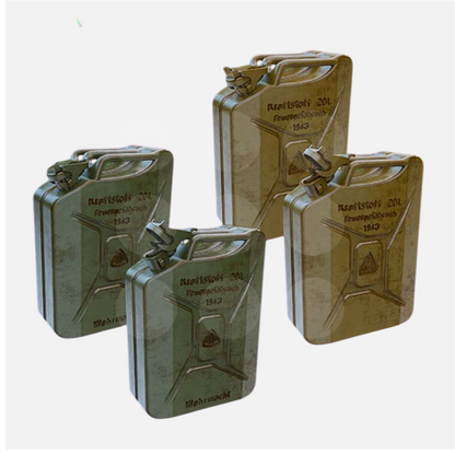 1/35 Jerry Cans - German Fuel ABP & Schwelm 1943
