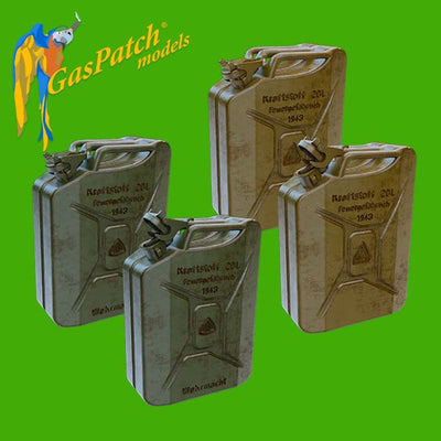 Gaspatch Models - German Fuel Jerry Cans ABP & Schwelm 1943 - 1/35 scale - 23-35290