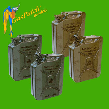 Gaspatch Models - German Fuel Jerry Cans ABP & Schwelm 1943 - 1/35 scale - 23-35290
