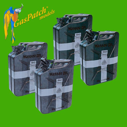 Gaspatch Models - German Water Jerry Cans 1942-43 ABP - 1/35 scale - 23-35293