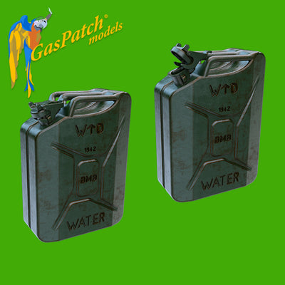 Gaspatch Models - British Water Jerry Cans 1942 - 1/35 scale - 23-35297