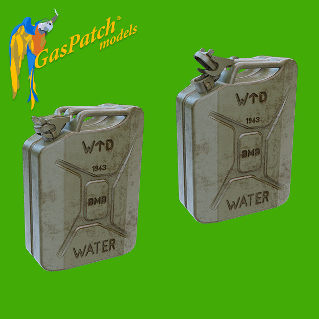 Gaspatch Models - British Water Jerry Cans 1943 - 1/35 scale - 23-35298