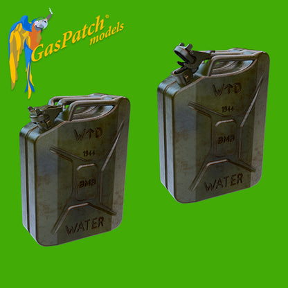 Gaspatch Models - British Water Jerry Cans 1944 - 1/35 scale - 23-35297