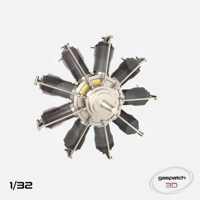 Gaspatch Models - Oberursel U.I Engine - 1/32 scale - 24-32328 - Gothaforce
