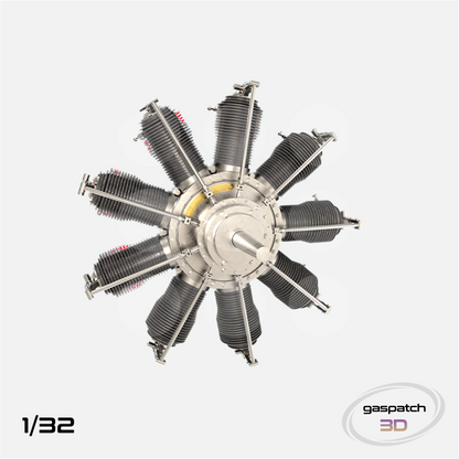 Gaspatch Models - Oberursel U.I Engine - 1/32 scale - 24-32328 - Gothaforce