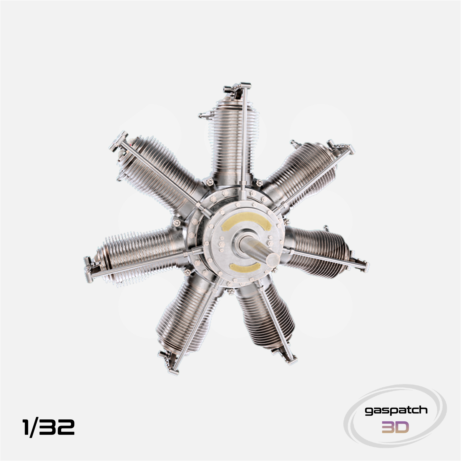 Gaspatch Models - Gnome 7 Lambda Engine - 1/32 scale - 24-32329 - Gothaforce