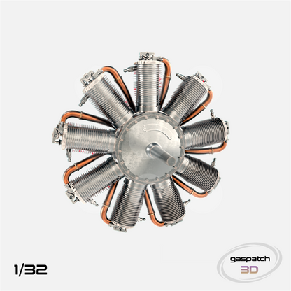 Gaspatch Models - Le Rhone 9J Engine - 1/32 scale - 24-32330 - Gothaforce