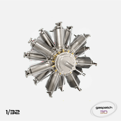 Gaspatch Models - Oberursel U.III Engine - 1/32 scale - 24-32335 - Gothaforce