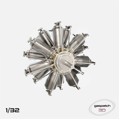 Gaspatch Models - Oberursel U.III Engine - 1/32 scale - 24-32335 - Gothaforce