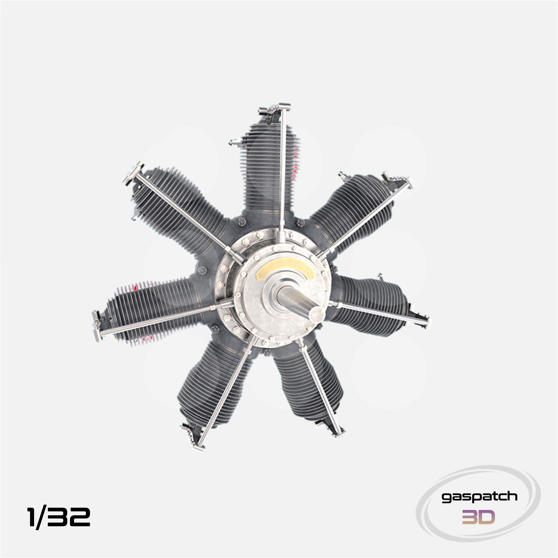 Gaspatch Models - Oberursel U.0 Engine - 1/32 scale - 24-32337 - Gothaforce