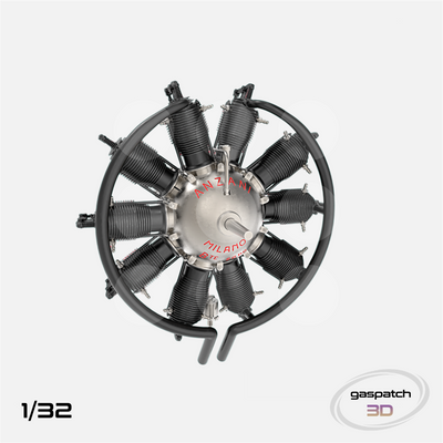 Gaspatch Models - Anzani 10 Engine - 1/32 scale - 24-32339 - Gothaforce