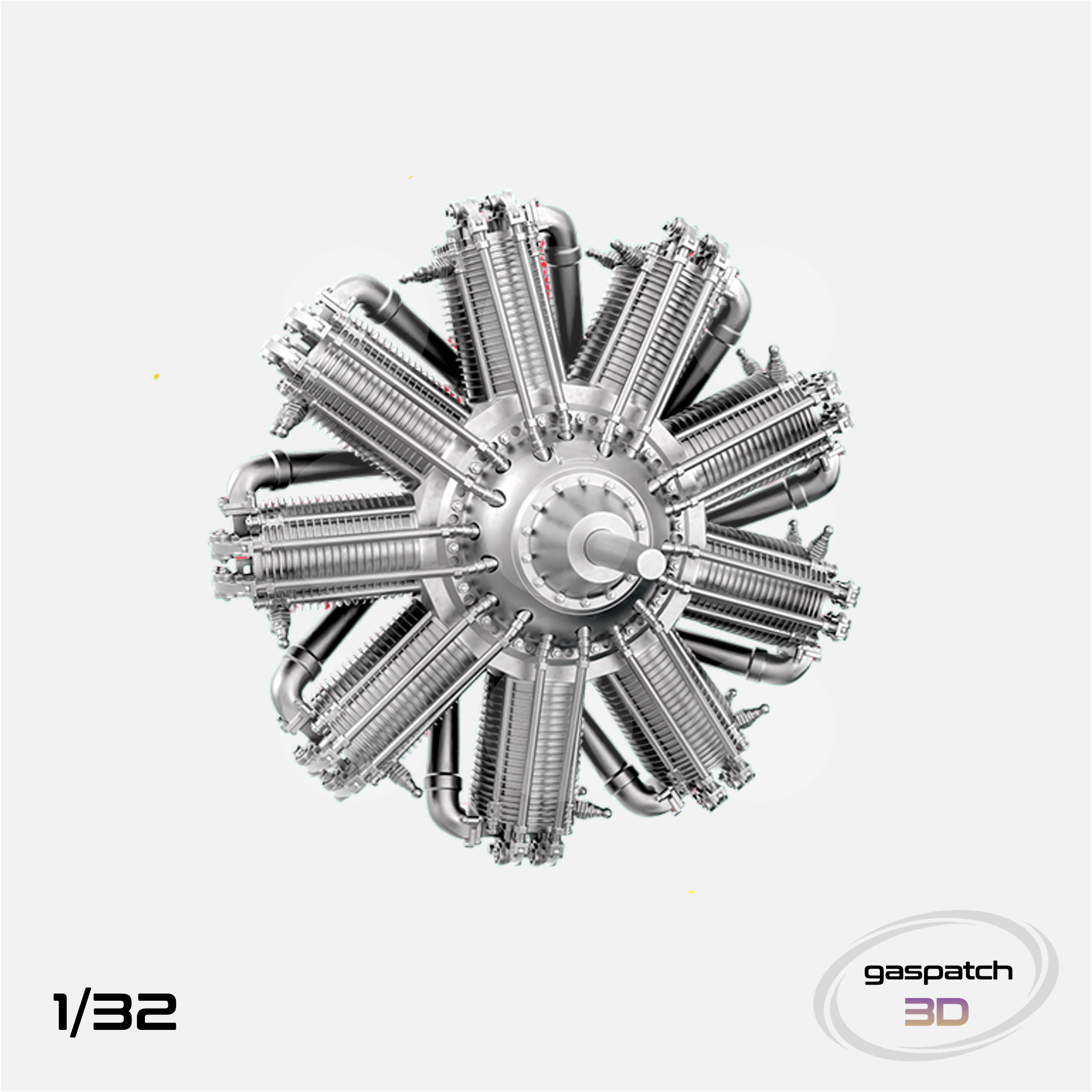 Gaspatch Models - Bentley Br.2 Engine - 1/48 scale - 24-32342 - Gothaforce