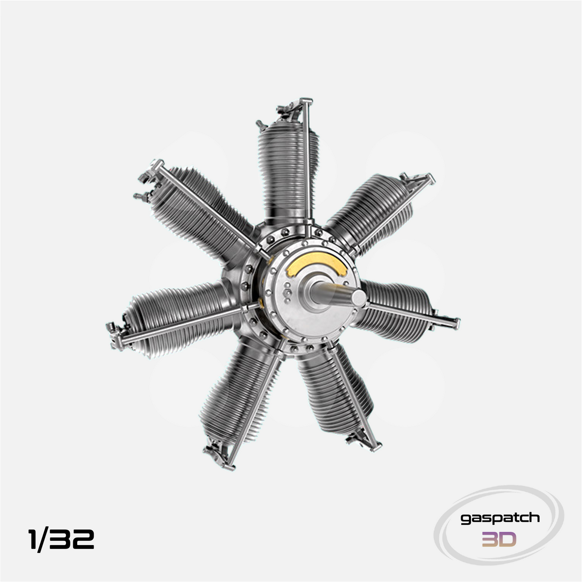 GasPatch Models - 1/32 Gnome 7 Omega Engine – Gothaforce