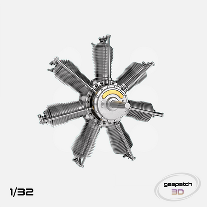 Gaspatch Models - Gnome 7 Omega Engine - 1/32 scale - 25-32340 - Gothaforce