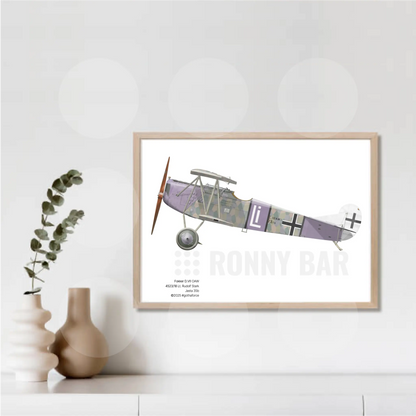 Gothaforce - A4 Print Fokker D.VII OAW Rudolf Stark - GFAPA4P00104