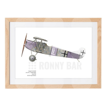 Gothaforce - A4 Print Fokker D.VII OAW Rudolf Stark - GFAPA4P00104