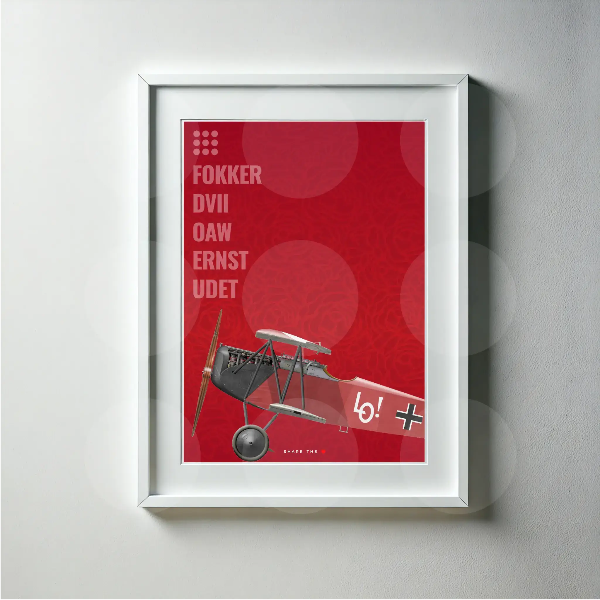 Gothaforce A2 Billboard Fokker D.VII OAW Ernst Udet
