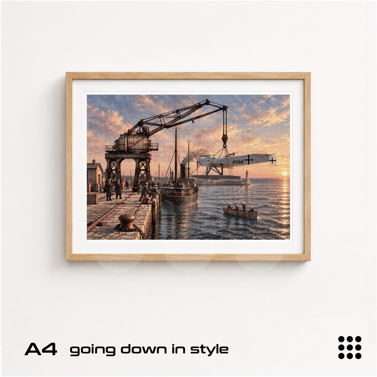 Gothaforce - A4 Art - G-File Going Down In Style - GFAPA4B00108 - Gothaforce
