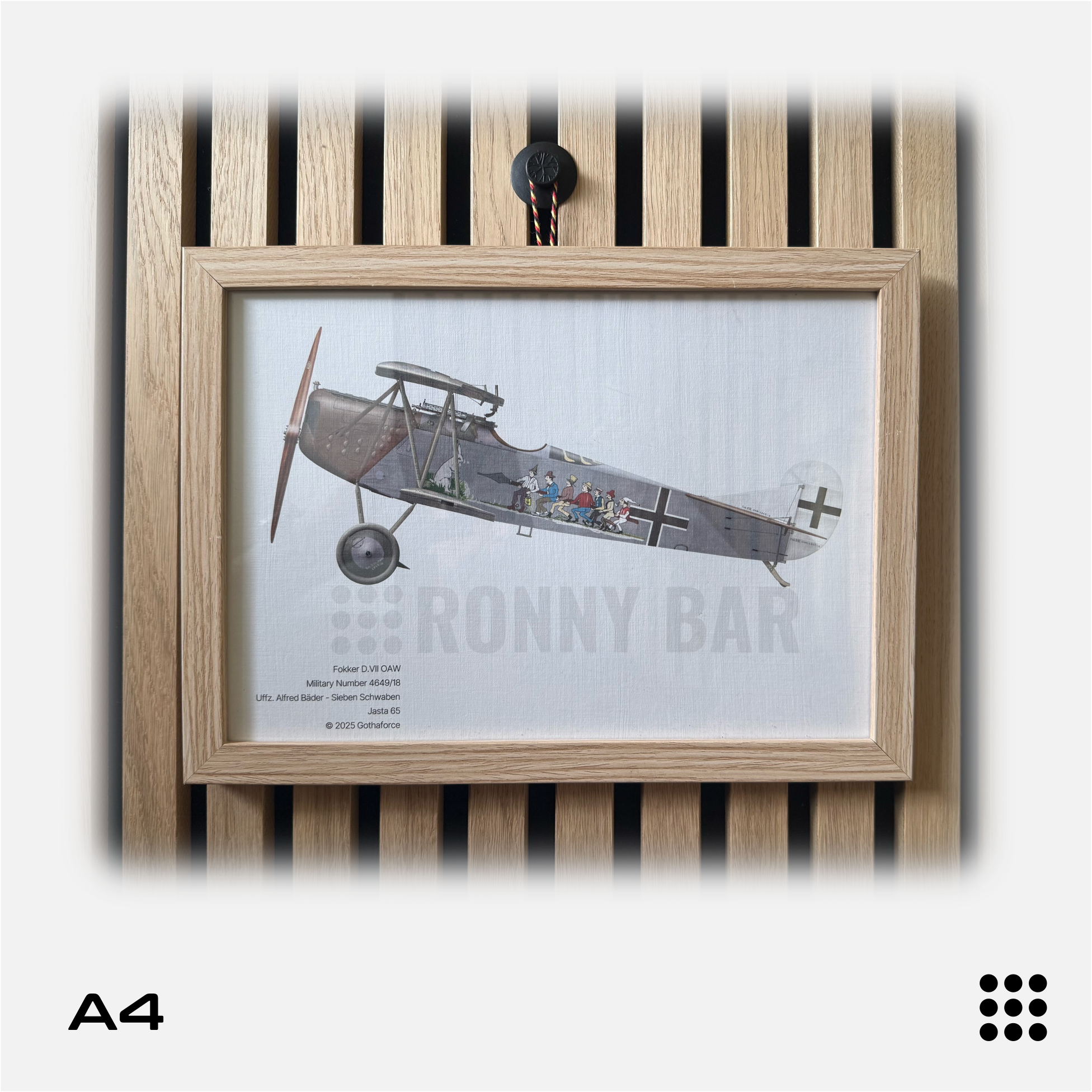 A4 Aviation Profile Fokker D.VII OAW Sieben Schwaben