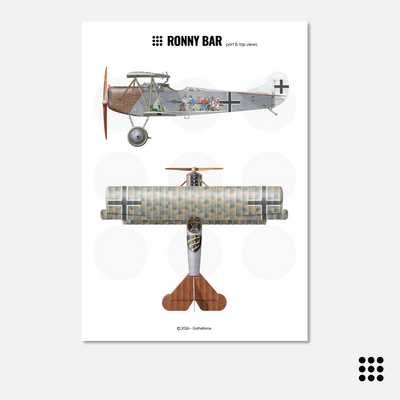 HWS #009 - Fokker D.VII OAW Sieben Schwaben