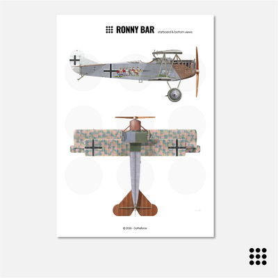 HWS #009 - Fokker D.VII OAW Sieben Schwaben