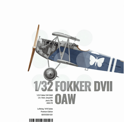 Gothaforce - Fokker D.VII OAW 3.0 Hans Jungwirth - Premium Edition - 1/32 scale - GFK032P00101