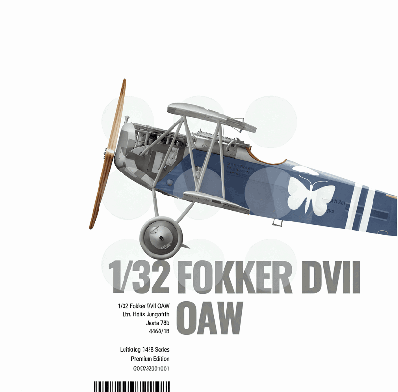 Gothaforce - Fokker D.VII OAW 3.0 Hans Jungwirth - Premium Edition - 1/32 scale - GFK032P00101