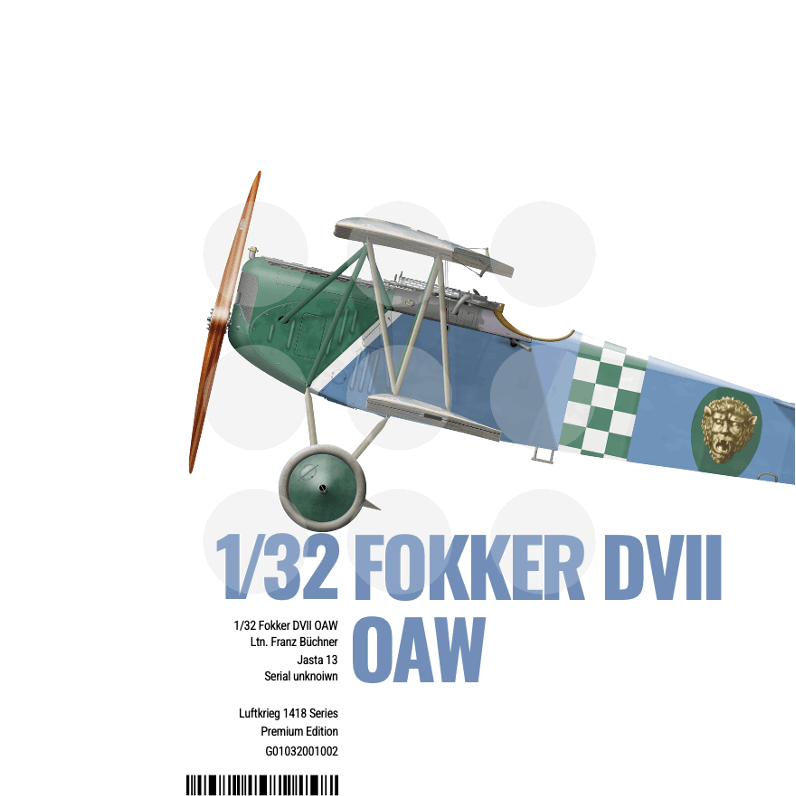 Gothaforce - Fokker D.VII OAW  3.0 Franz Büchner - Premium Edition - 1/32 scale - GFK032P00103